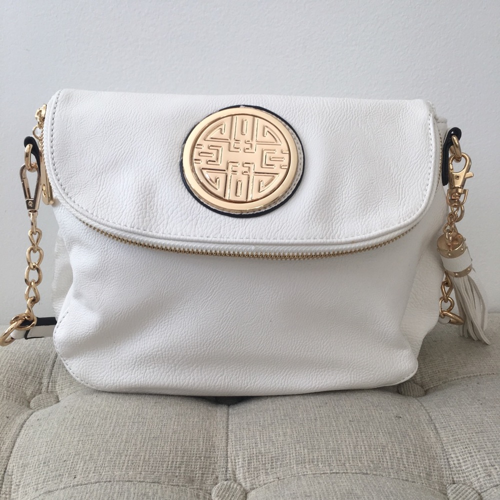White and Gold Bag